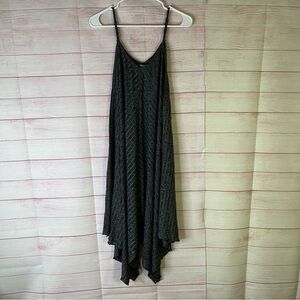 Christian Siriano Gray Spaghetti Handkerchief‎ Strap Dress Size Large